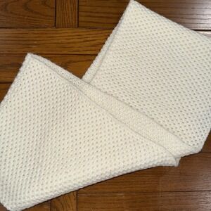 GAP Waffle Weave Women's Cream Infinity Scarf One Size Acrylic